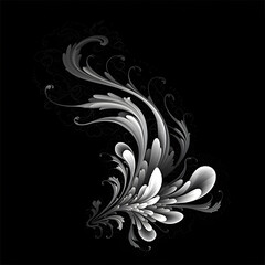 Ornate Decorative Alpha generated with AI