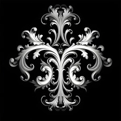 Ornate Decorative Alpha generated with AI