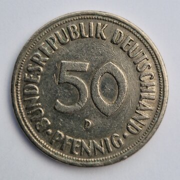 Fünfzig Pfennig Münze