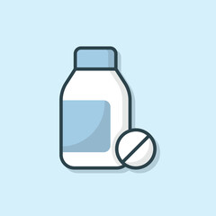 Analgesic Medicine Bottle