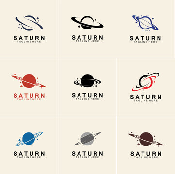Saturn Icon Trendy Saturn Logo Concept On White Background From Astronomy  Collection Stock Illustration - Download Image Now - iStock