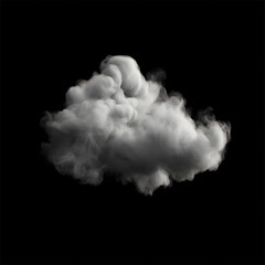 Cloud Alphas on Black Background generated with AI