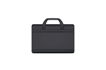 Black laptop bag. vector illustration