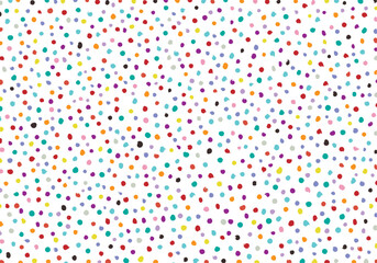 Colorful polka dots abstract background for wall paper, fibric, decoration