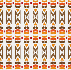 Rainbow ikat vector ~ seamless background.Tribal design for fashion,carpet, background, batik, wallpaper, clothing, wrapping, skirt.