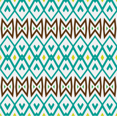 Rainbow ikat vector ~ seamless background.Tribal design for fashion,carpet, background, batik, wallpaper, clothing, wrapping, skirt.