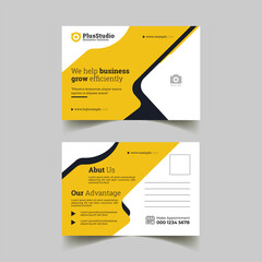 creative business postcard template  