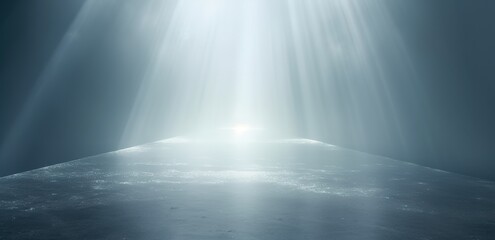 Obraz premium Minimalist clean background with light, generative ai