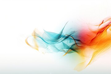 Abstract background with light. AI generated art illustration.