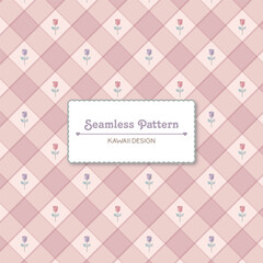 Cute floral seamless pattern