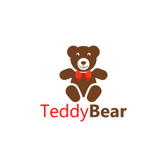 Teddy bear plush toy icon isolated on transparent background