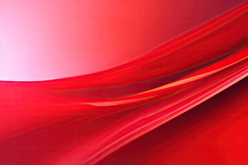 Red abstract background. AI generated art illustration.