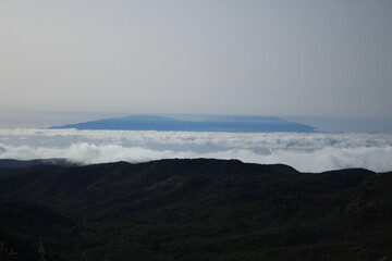 Fototapeta premium La Palma as seen from La Gomera