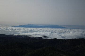 Fototapeta premium La Palma as seen from La Gomera