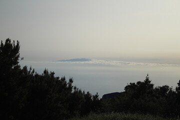 El Hierro island seen from La Gomera