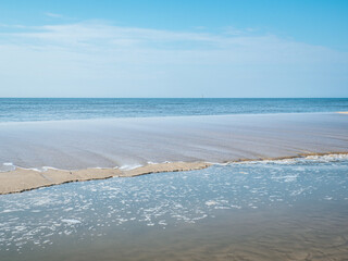 tide coming in, Westerland beach, Sylt