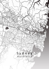 Sydney Australia City Map