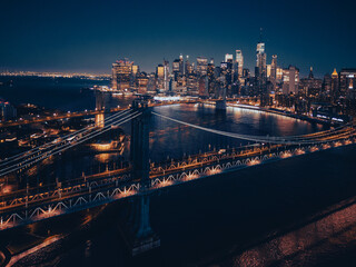 Aerial Drone of Brooklyn NYC 