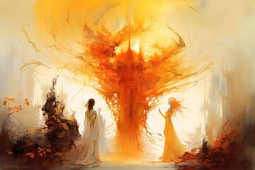 Law of attraction by Anne Bachelier, Generative AI