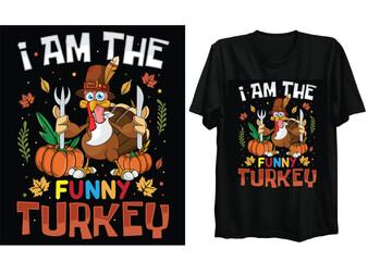 Happy Thanks Giving T-Shirt Design, Pumpkin T-Shirt