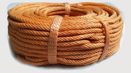 cargo lashing rope close up
