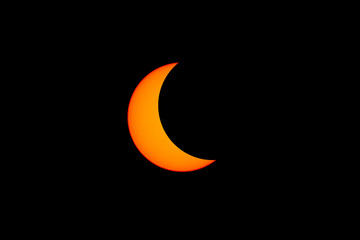 Simulation of Solar Eclipse 2023 if seen in Surabaya Indonesia