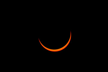 Simulation of Solar Eclipse 2023 if seen in Ambon Indonesia