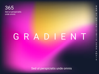 Liquid on colorful background. Bright mesh blurred pattern in pink, blue, green tones.