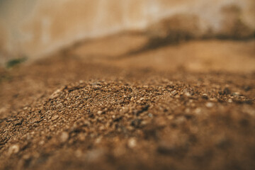 Sand and soil