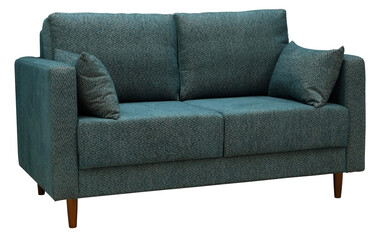 Sofa isolated on white background. Including clipping path