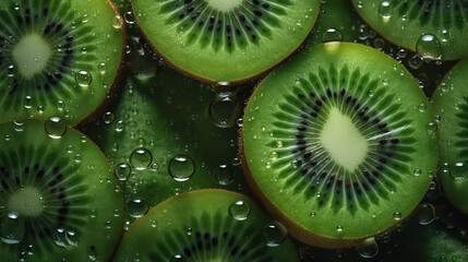 close up of kiwi fruit