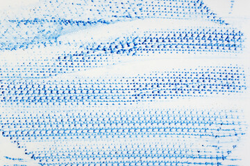 frottage technique featuring a grid or net pattern on tracing paper and photographed on a white...