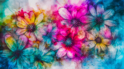 Obraz premium Generative AI Flowers