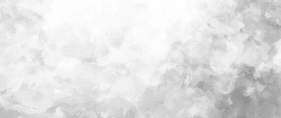 Grey and white painted texture background. Grunge abstract monochrome backdrop. Vector illustration for cards, flyer, poster or cover design. Old paper textured template for design.	