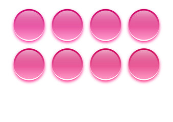 coloured aqua 3d buttons