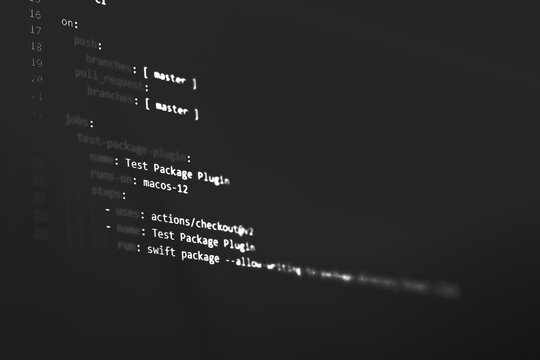 Swift config file, black and white selectable.