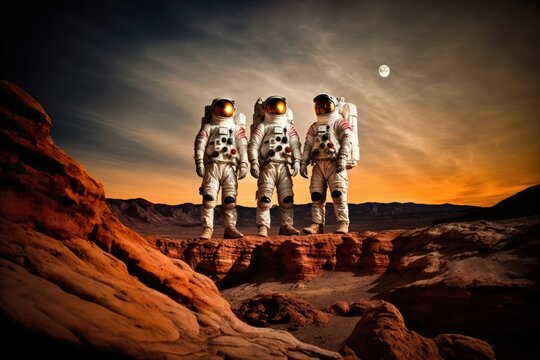 astronauts from Mars who have explored the planet's surface ( science ). Generative AI