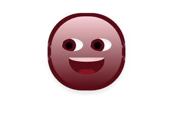 3d smiley face