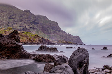 Impressionen von der Küste bei Buenavista del Norte auf der Kanareninsel Teneriffa.