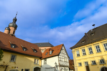 Altstadt von Eibelstadt im Landkreis Würzburg, Bayern