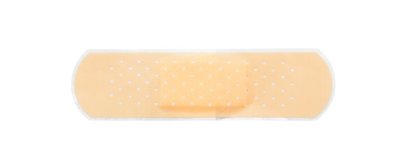 Medical patch on a white background