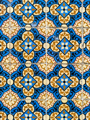 Old Traditional Portuguese azulejos