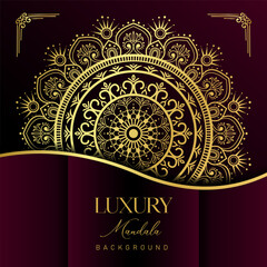 Luxury Golden Mandala Decorative Background