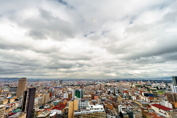 Fototapeta na wymiar Panoramic view of Bogota, Colombia