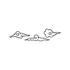 cloud illustration vector with concept