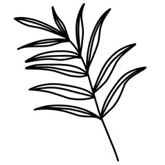 Leaf Branch Doodle 