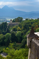 Berchtesgaden Alps and Salzburg fortress