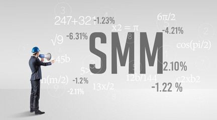 Engineer in hard hat with abbreviation