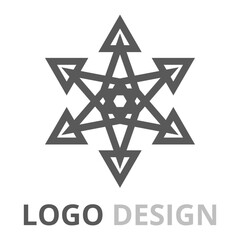 Abstract logo design concept for branding