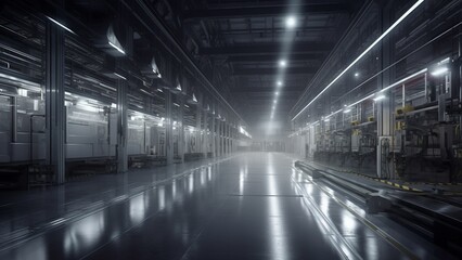 Fototapeta na wymiar Where Innovation Takes Shape: Capturing the Beauty of our State-of-the-Art Factory